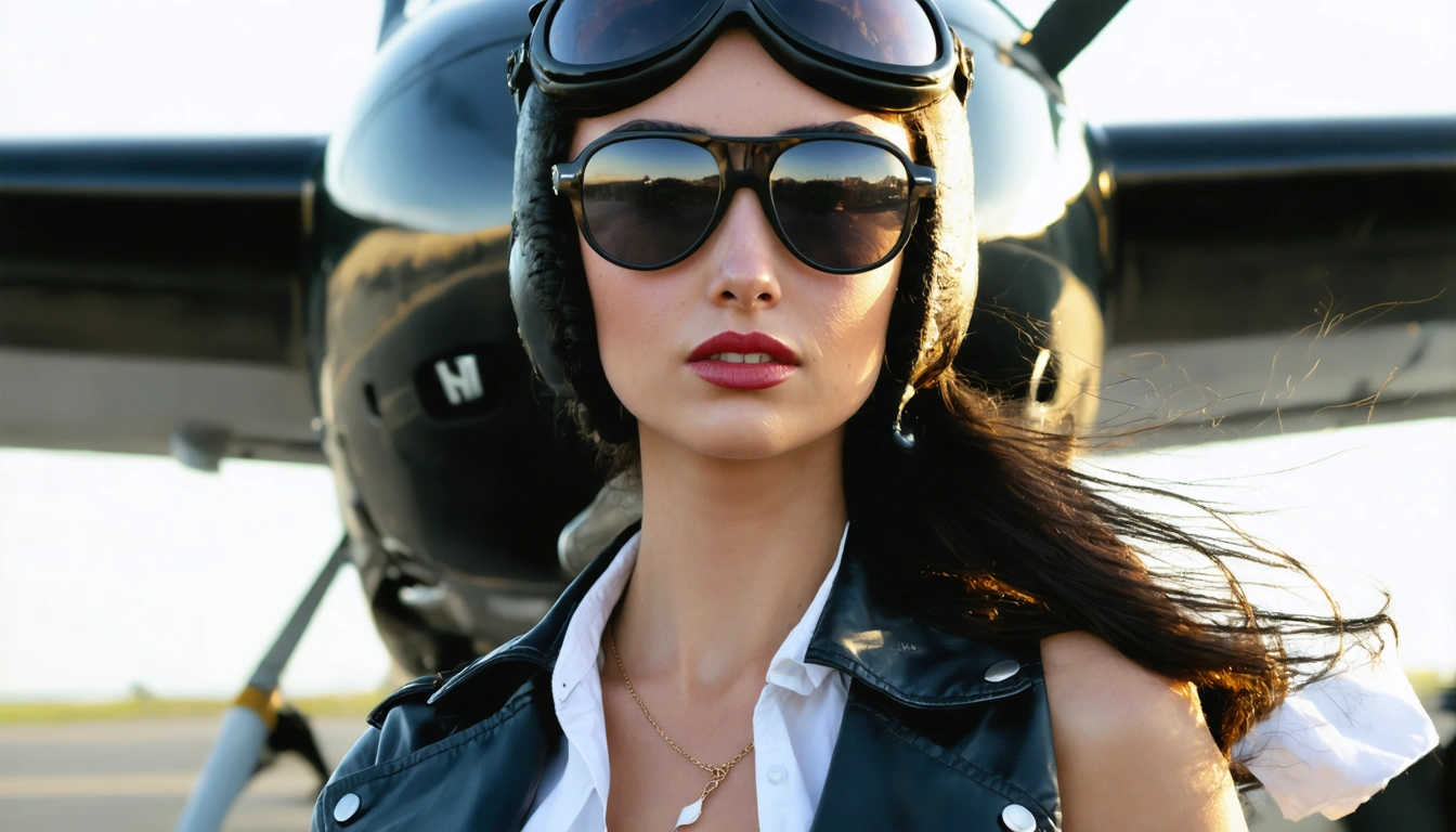 aviator Pin Up